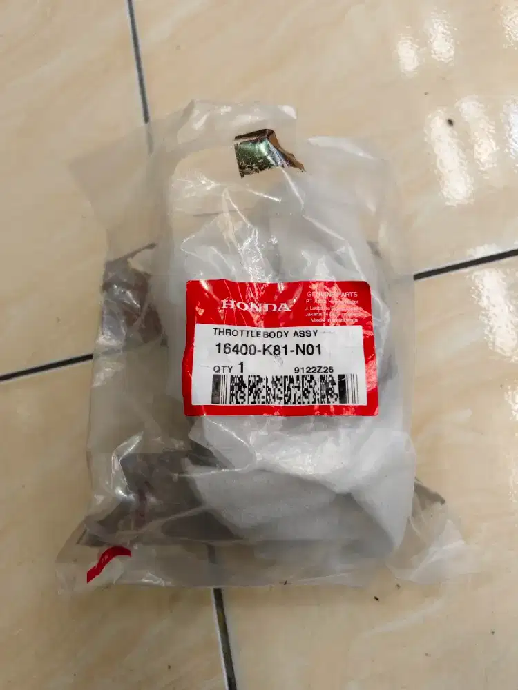 THROTTLE BODY ASSY 16400-K81-N01 ORIGINAL