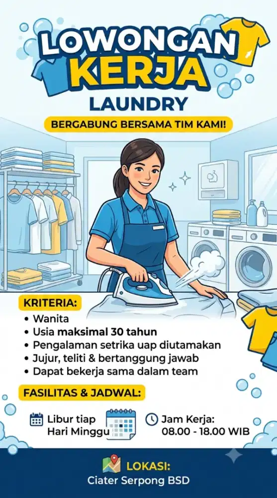 Lowongan Laundry
