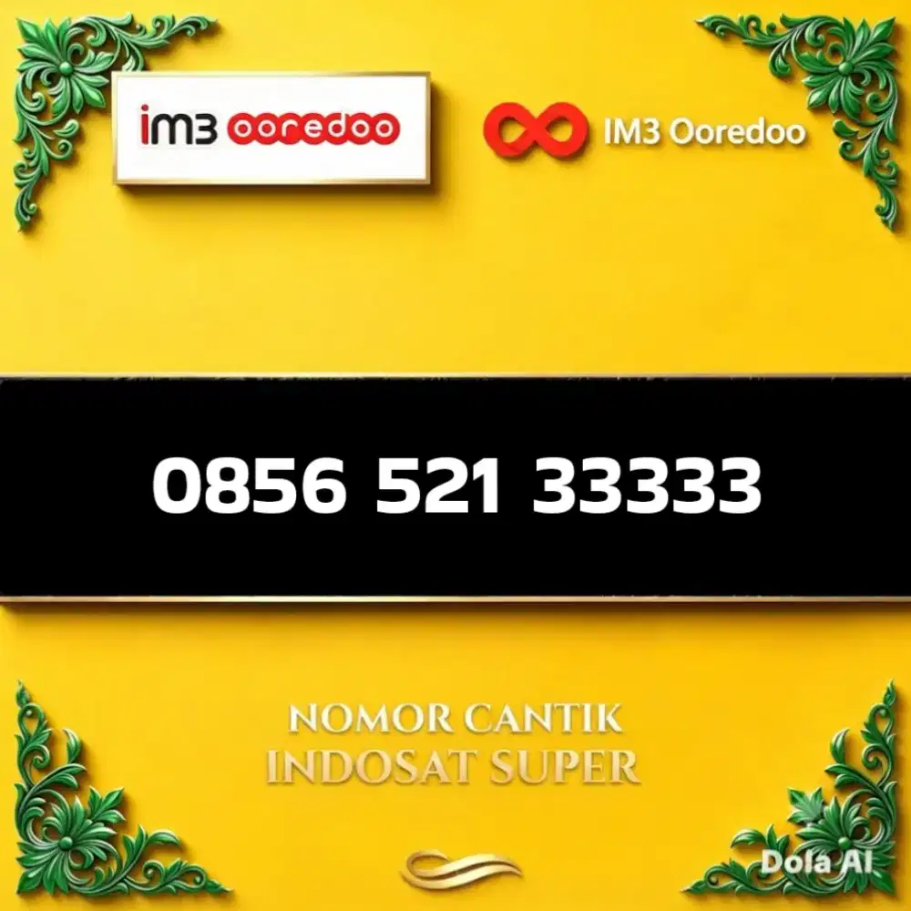 Kartu perdana nomor cantik Indosat Im3 super