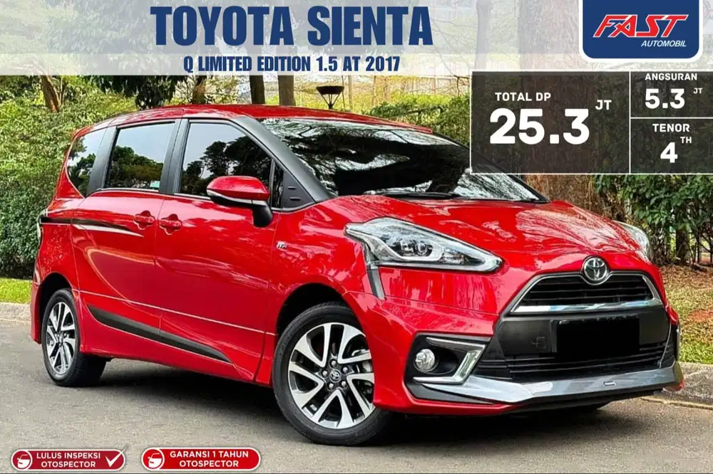 LOW KM.28RB LIMITED EDITION ANTIK TOYOTA SIENTA Q 2017 PJG