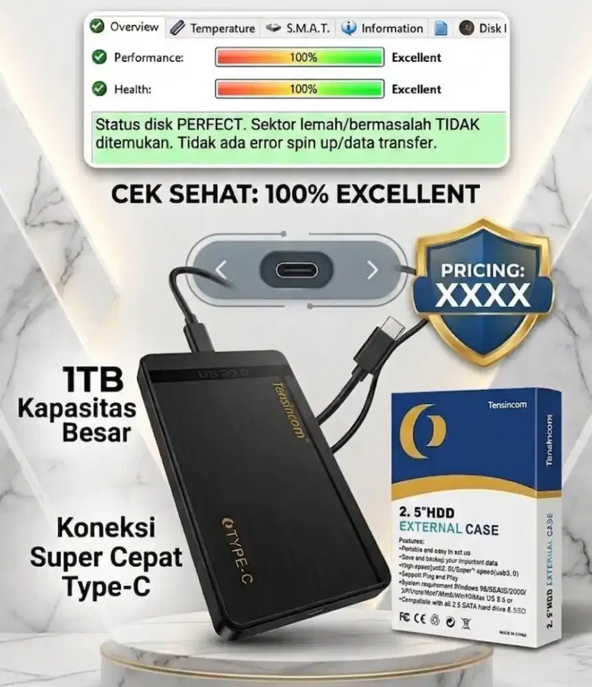 External hdd 1tb