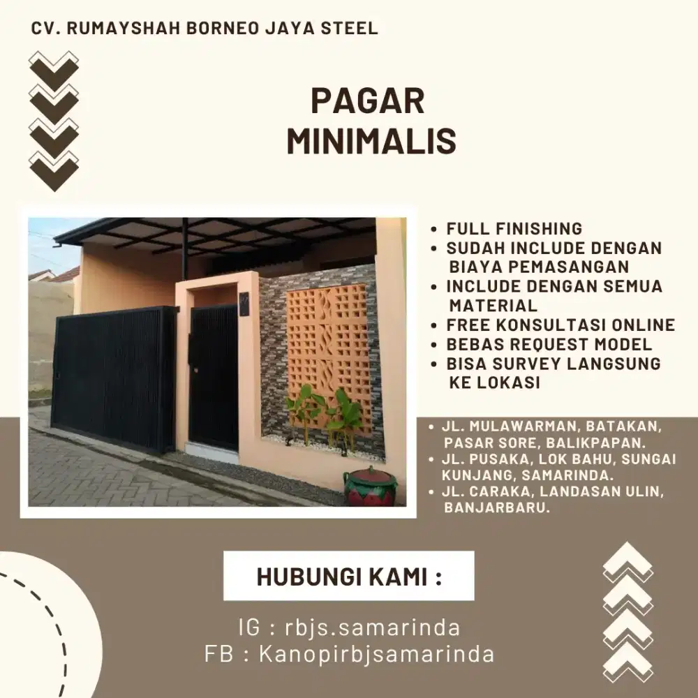 Pagar Minimalis Jarak 2 Cm