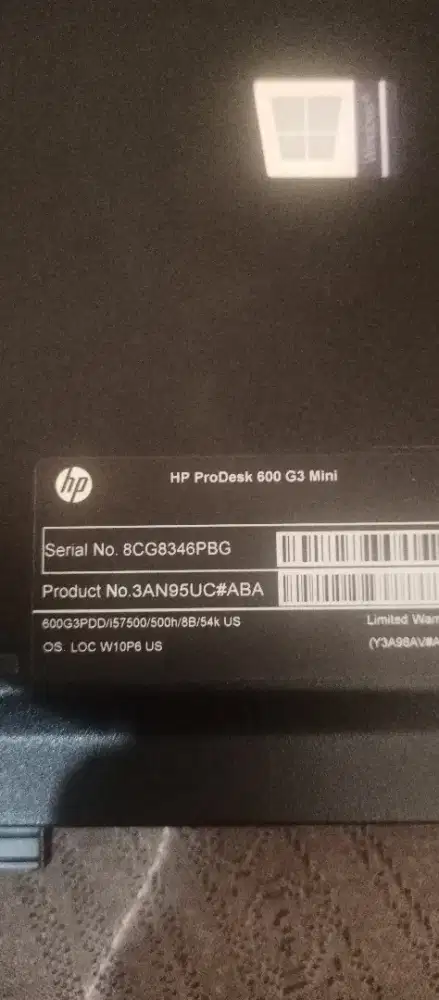 Jual HP mini PC 600 G3 Bu