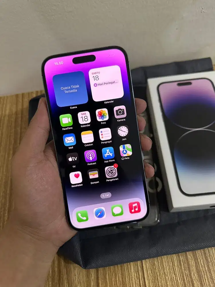 Iphone 14 Promax 128gb iBox Fullset Origianl