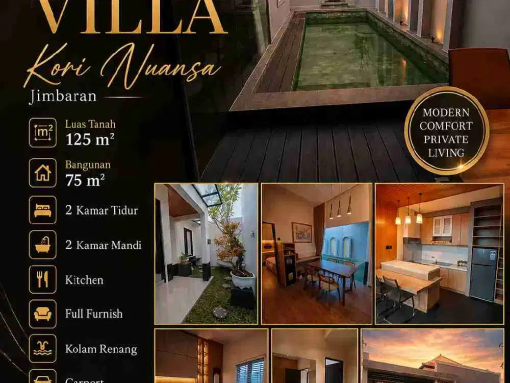 Villa Brand New Kori nuansa Taman Griya Jimbaran