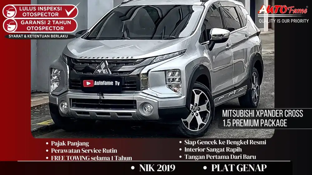 Mitsubishi Xpander Cross 1.5 Premium Package AT NIK 2019 Akhir TIPE TE