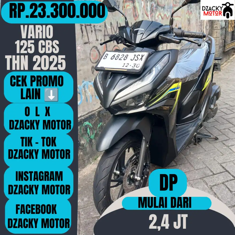 VARIO 125 CBS THN 2025 SECOND LIKE NEW