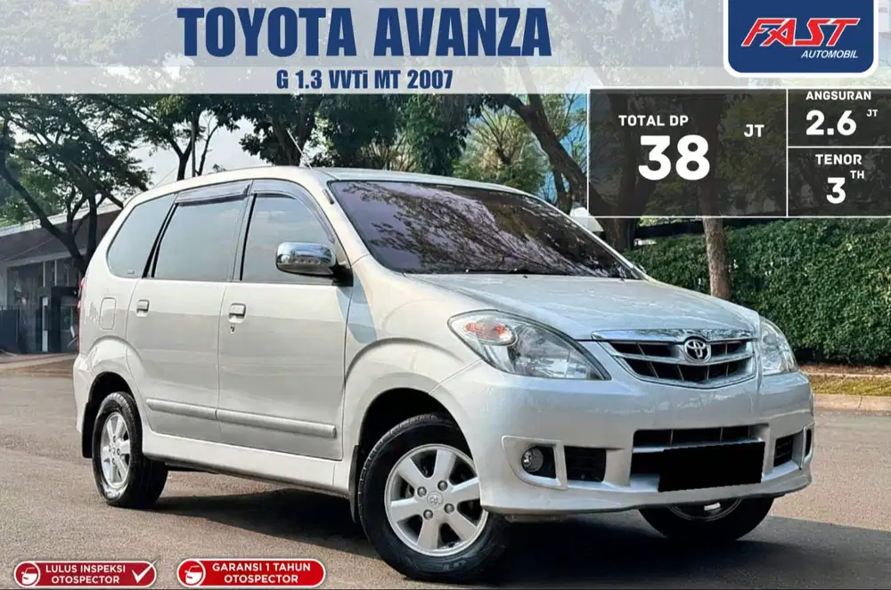 TOYOTA AVANZA G 2007 VVTi MANUAL ISTIMEWA & PAJAK PANJANG
