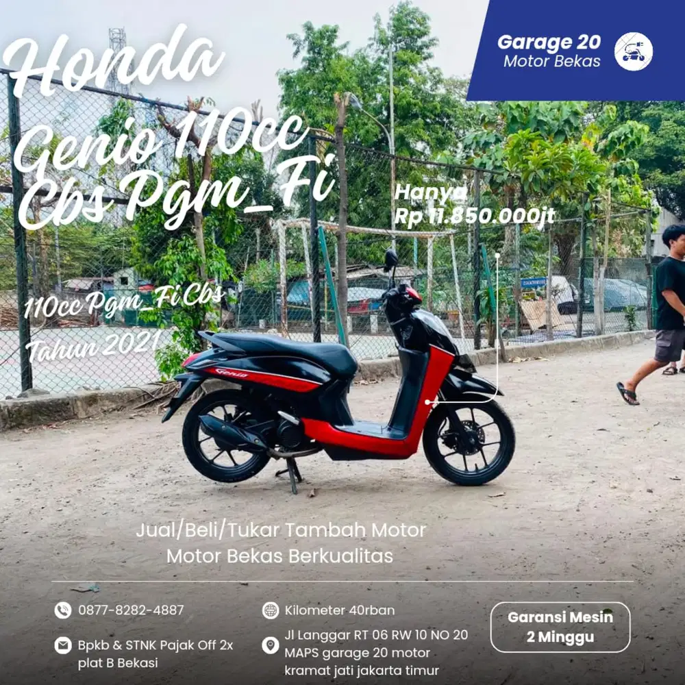 Honda Genio 110cc Pgm_Fi Esp Fi Tahun 2021