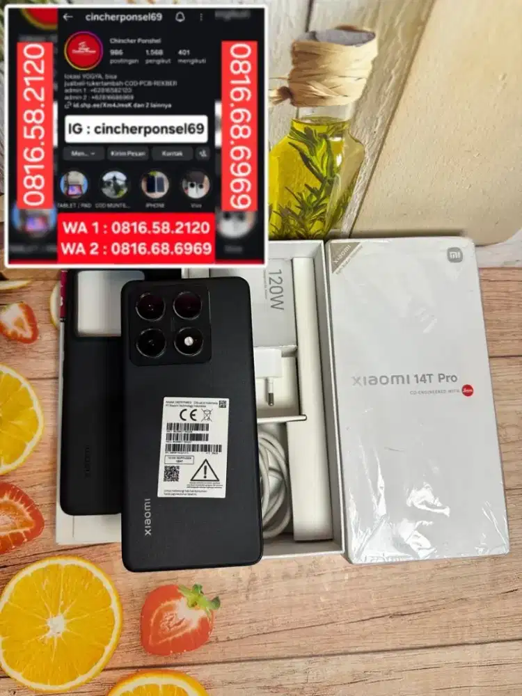 Jual hp likenew Xiaomi 14T pro 12/512 istimewa grns resmi DES 2026