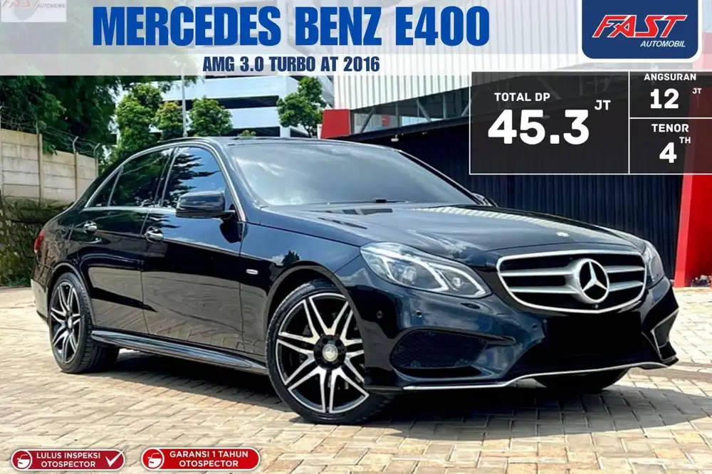 MERCEDES BENZ E400 AMG 2016 PANORAMIC LOW KM.48RB ANTIK & TERAWAT