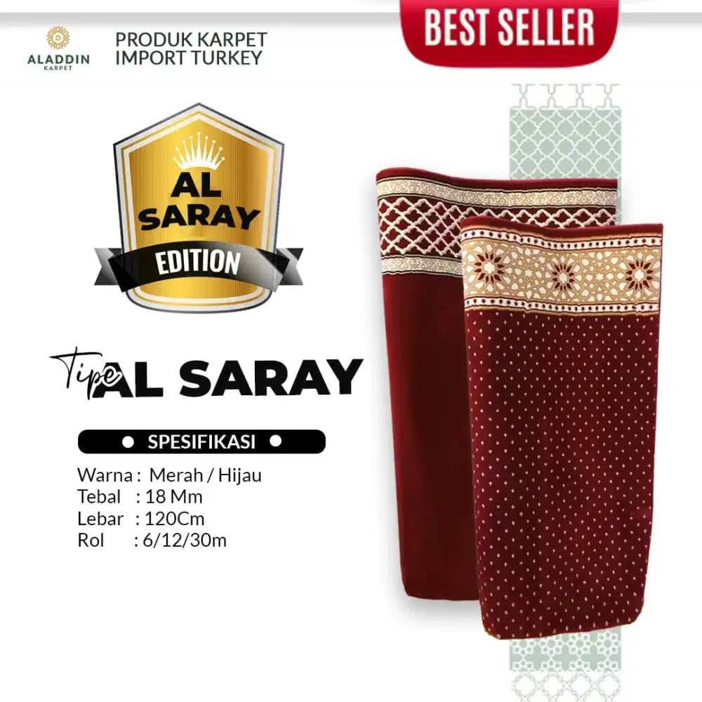 Karpet masjid tipe Al Saray