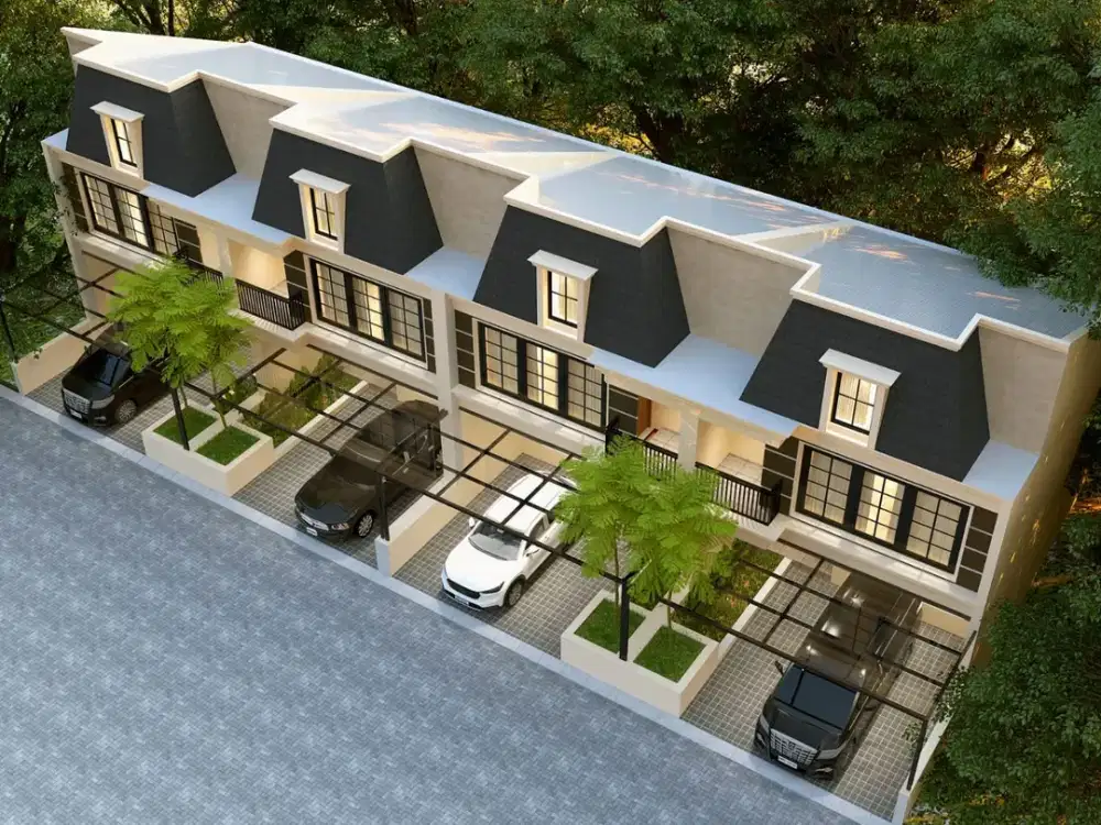 Promo Merdeka! Rumah American Classic Bebas Desain Layout + Free AC & Kanopi