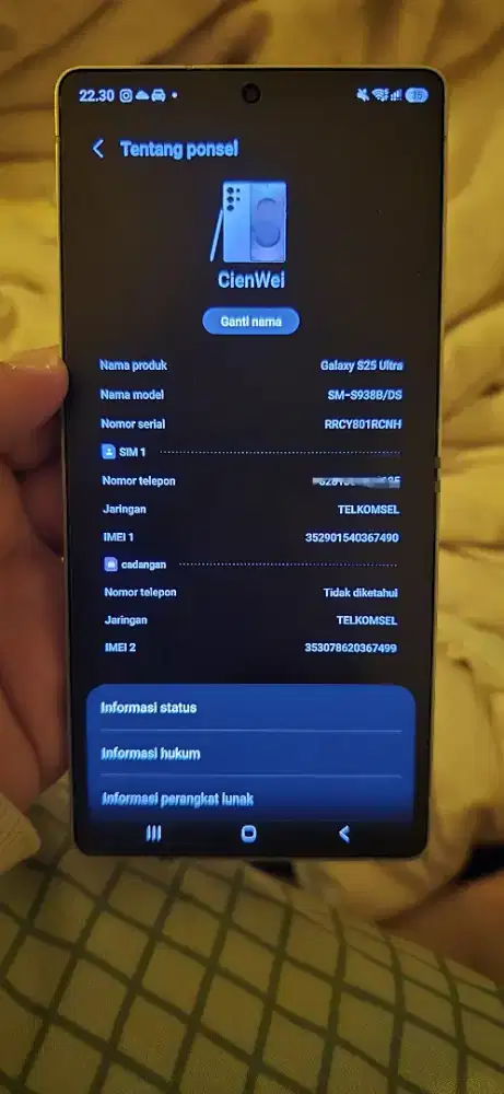 Samsung s25 ultra 256GB