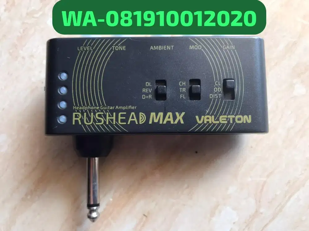 Ampli dan efek gitar portable efek lengkap
