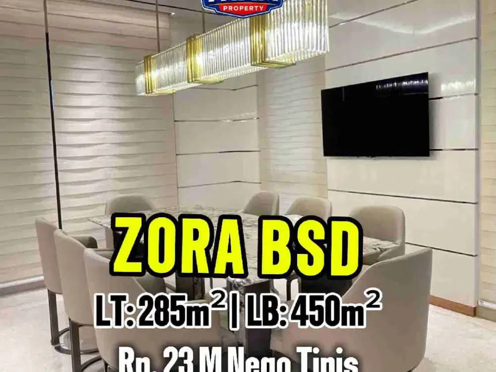 Dijual rumah full furnish siap huni di zora bsd