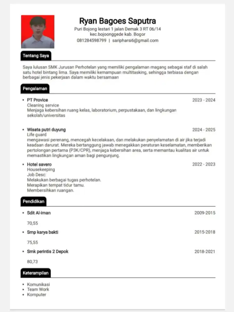 Mencari pekerjaan