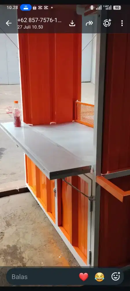 Grobak kontainer