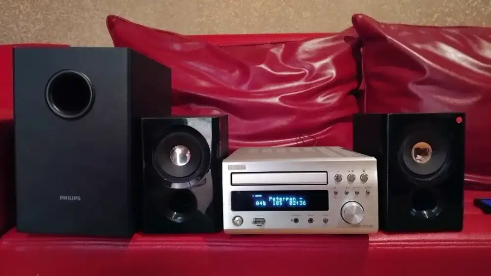 DENON RCD-M38 + SPEAKER PHILIPS
