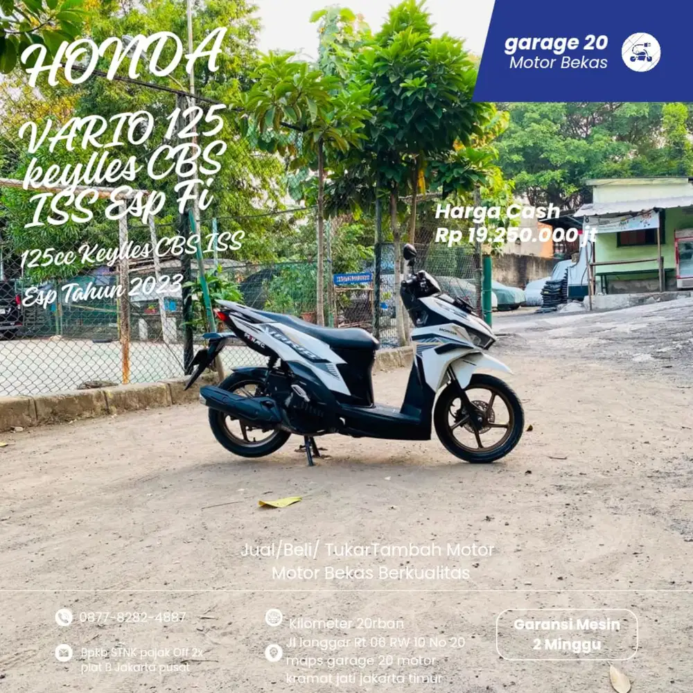 Honda All New Vario 125cc Keylles CBS ISS Esp Tahun 2023