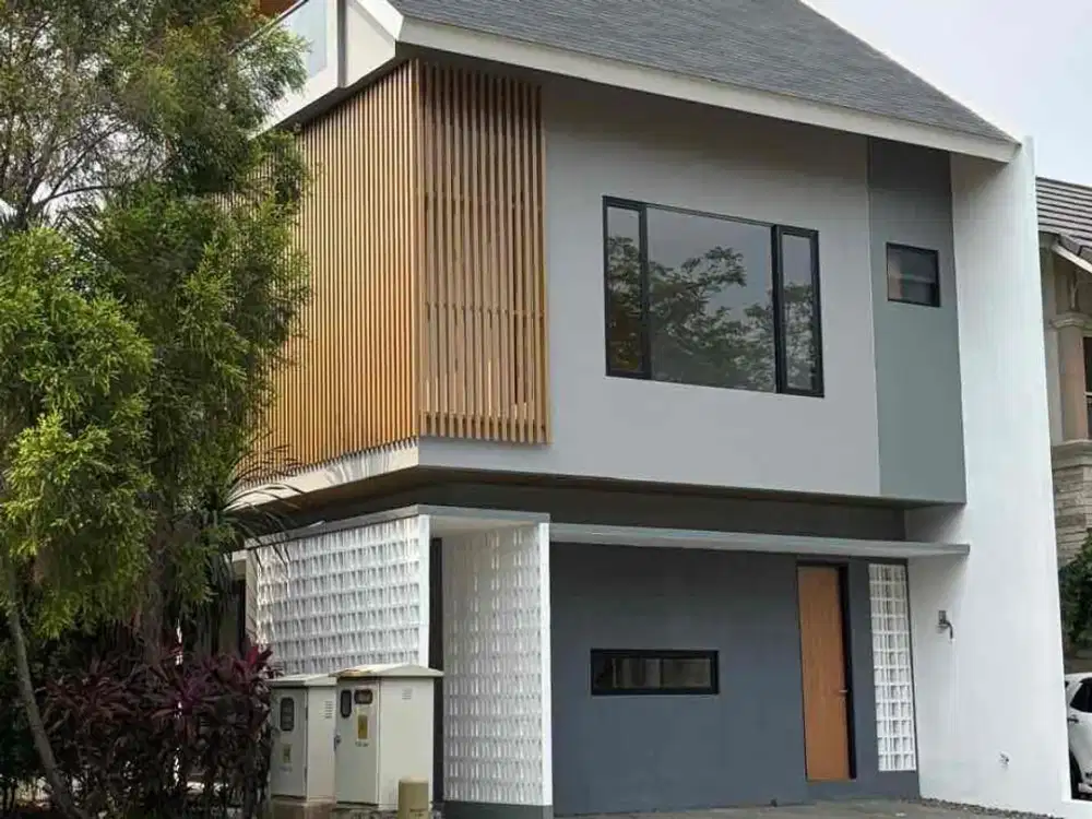 Rumah Baru Modern kamar empat cluster vanya park BSD