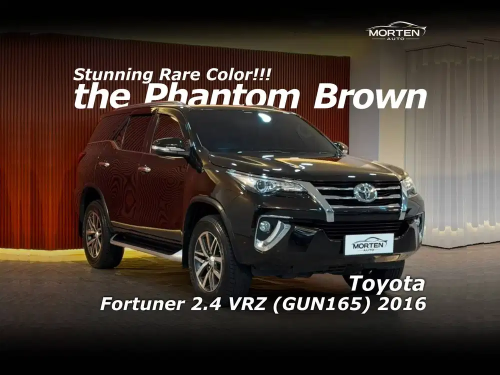 [Very Low Km!!!] Toyota Fortuner 2.4 VRZ (GUN165) 2016