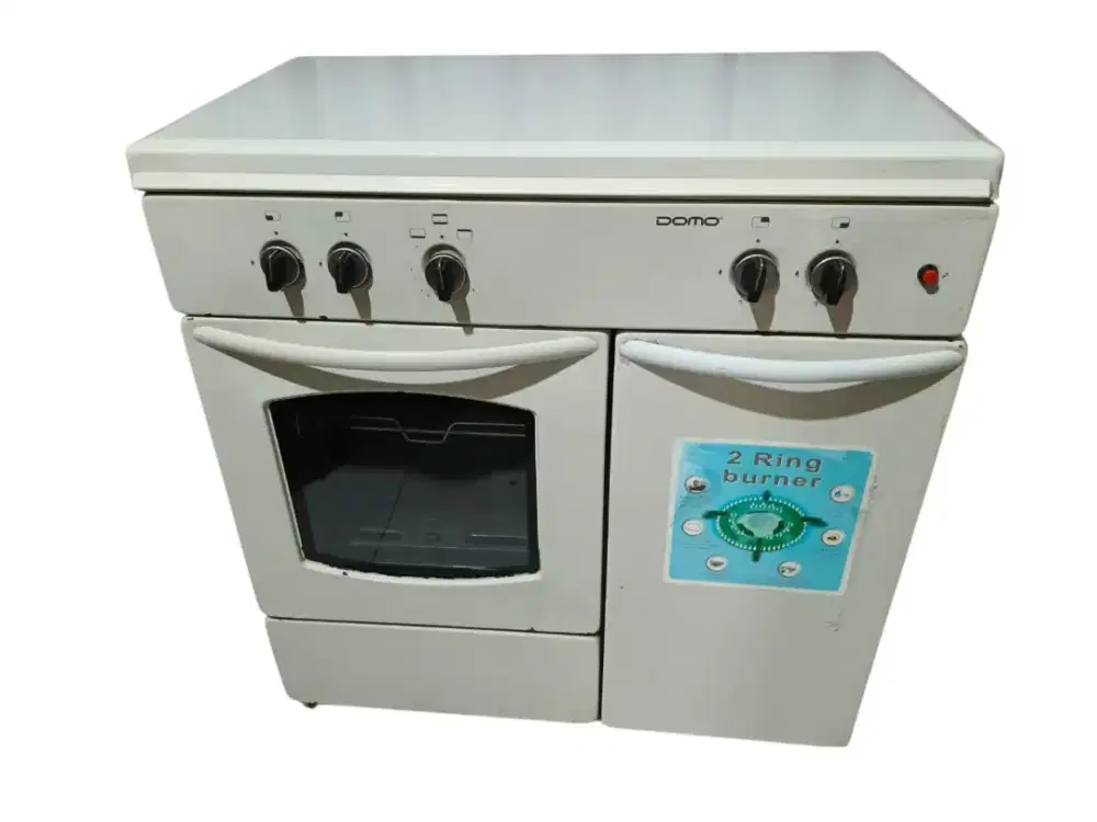 kompor domo freestanding bekas 4 tungku