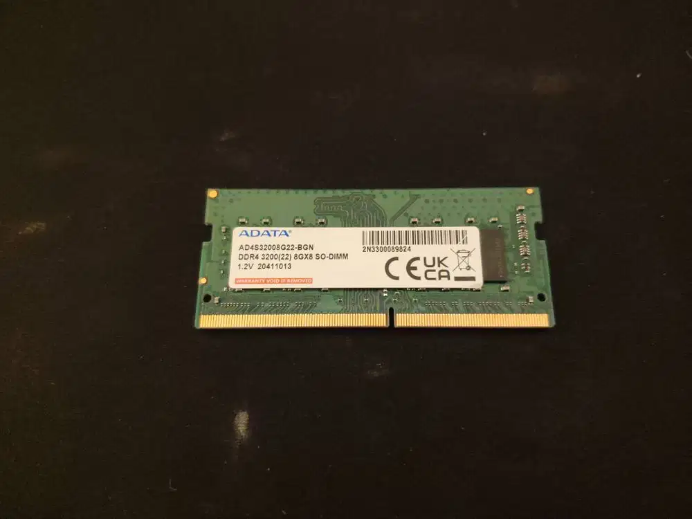 RAM Laptop Adata 8GB DDR4 3200 MHz SODIMM Memory 8 GB DDR4 3200MHz