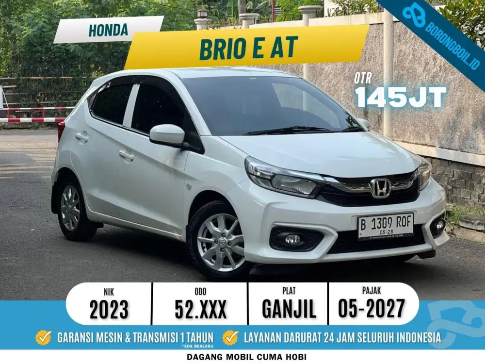 Honda Brio Satya 1.2 E CVT 2023 Putih