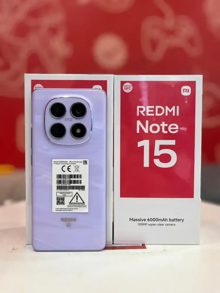New Redmi Note 15 , bisa di cicil tanpa dp syarat KTP asli aja