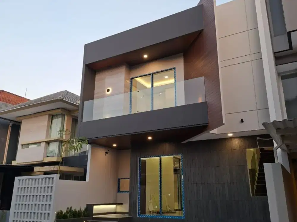For Sale Rumah Baru Minimalis Modern Kontemporer di Alam Hijau Blok F Citraland Sby