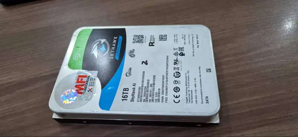 SEAGATE SkyHawk AI 16 TB HDD / Harddisk Surveillance 16TB Sata