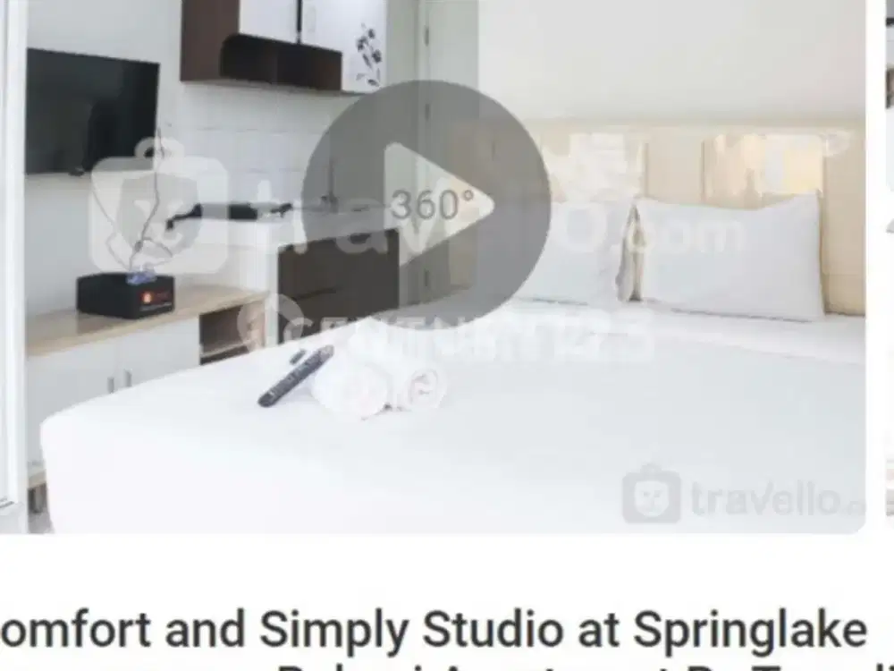 JUAL CEPAT APT SPRINGLAKE BEKASI TYPE STUDIO FF