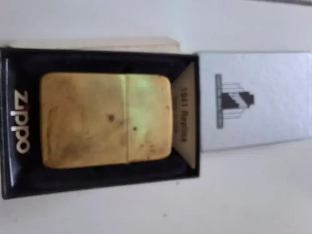 Zippo replica 1941 brass seken