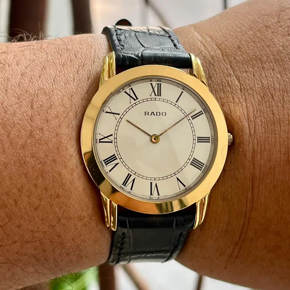 Rado Roman Dial Gold Plated Original