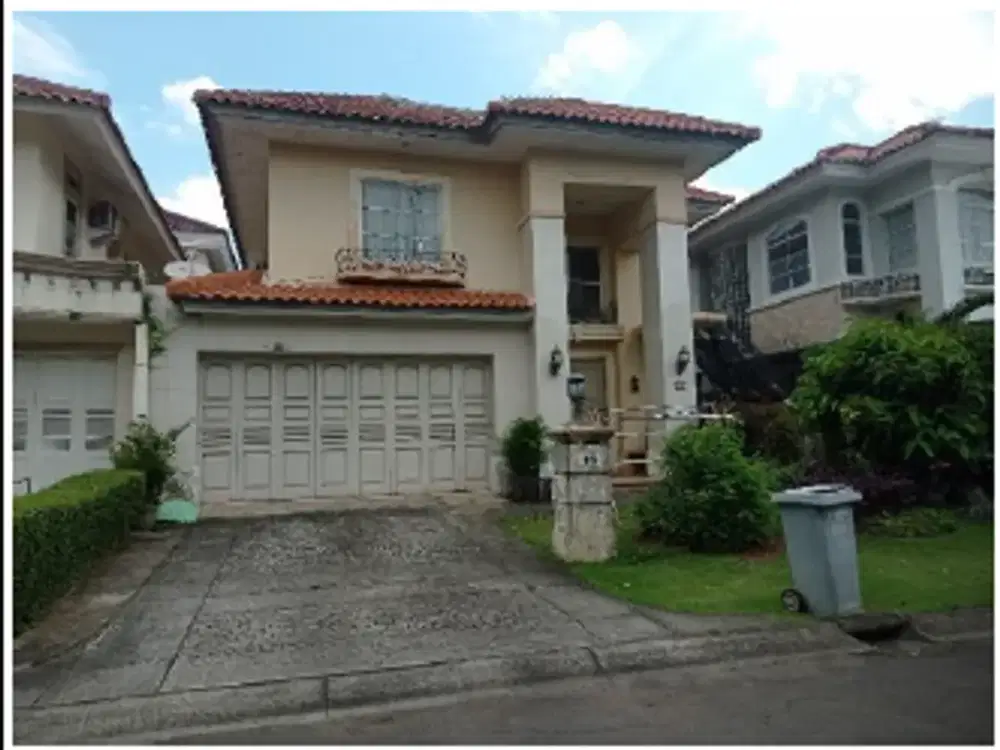Di Jual Lelang Rumah 2 Lantai di Perumahan Lippo Karawaci, Cluster Taman Beverly Golf, Jalan Danau Belida , Kelurahan Bencongan, Kecamatan Kelapa Dua,