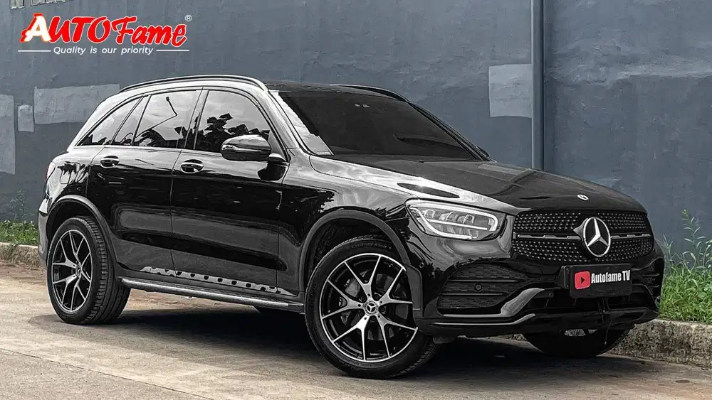 Mercedes Benz GLC200 AMG Line Facelift Black On Black NIK 2022 Akhir F