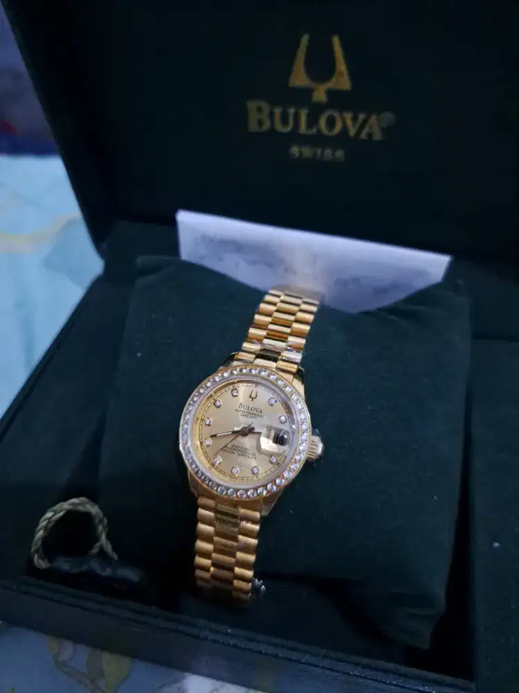 Jam tangan bulova datejust aristocrat automatic eta swiss seiko tissot