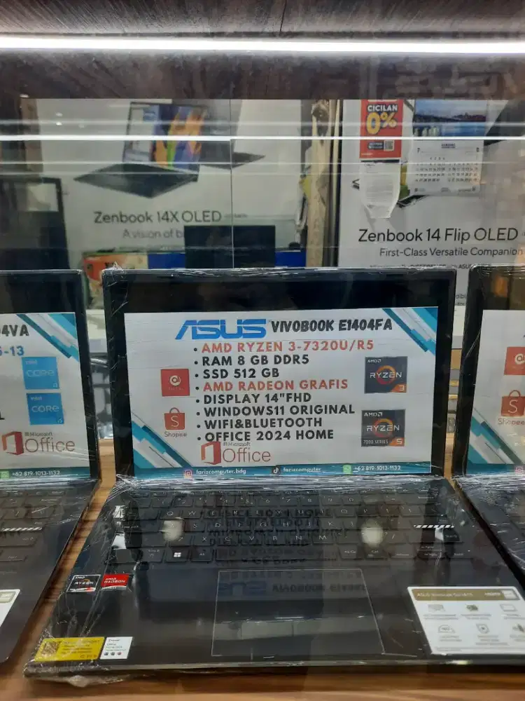LAPTOP ASUS VIVOBOOK, RAM 8 GB, SSD 512 GB.