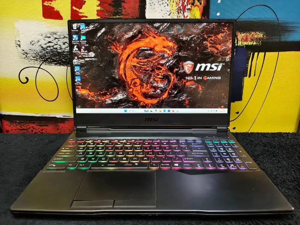 Laptop Gaming Msi GP65 Leopard Core i7 9750H Ram 16gb RTX 2060