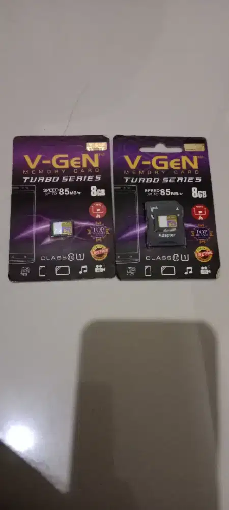Jual memory card VGen versi turbo speed 85 MB/s *  8 GB