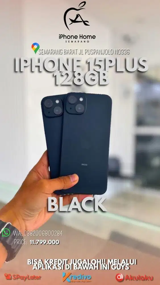 iPhone 15Plus 128Gb Black