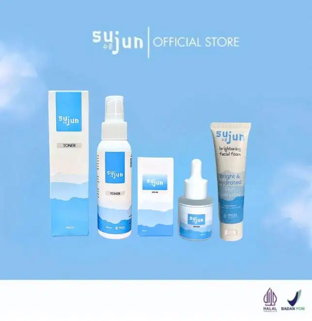 Sujun Skincare Bundle (Facial Foam + Toner + Serum)