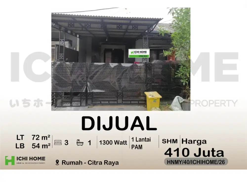 Rumah Cantik Idaman Harga Super Murah di Citra Raya Tangerang