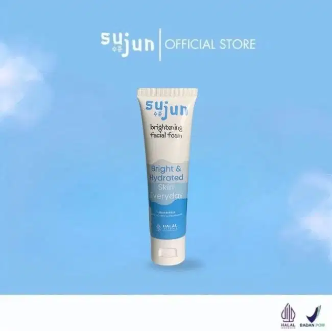 Brightening Facial Foam Sujun Skincare - Sabun Cuci Muka Pencerah
