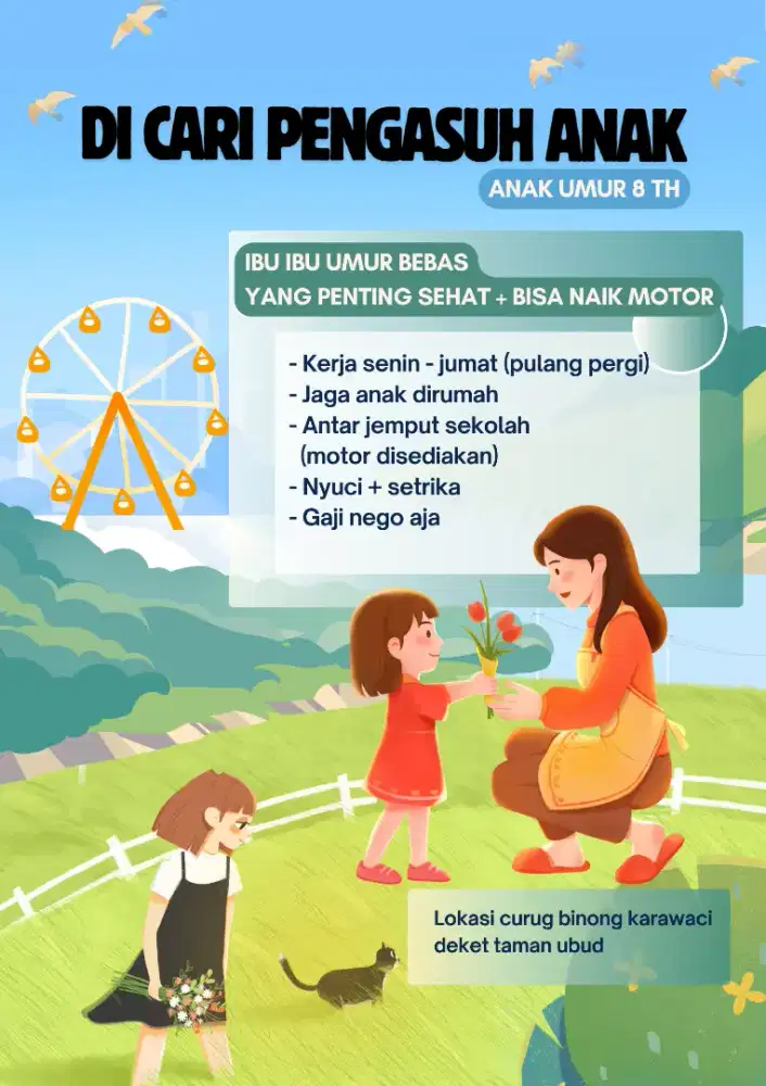 Dicari Pengasuh anak
