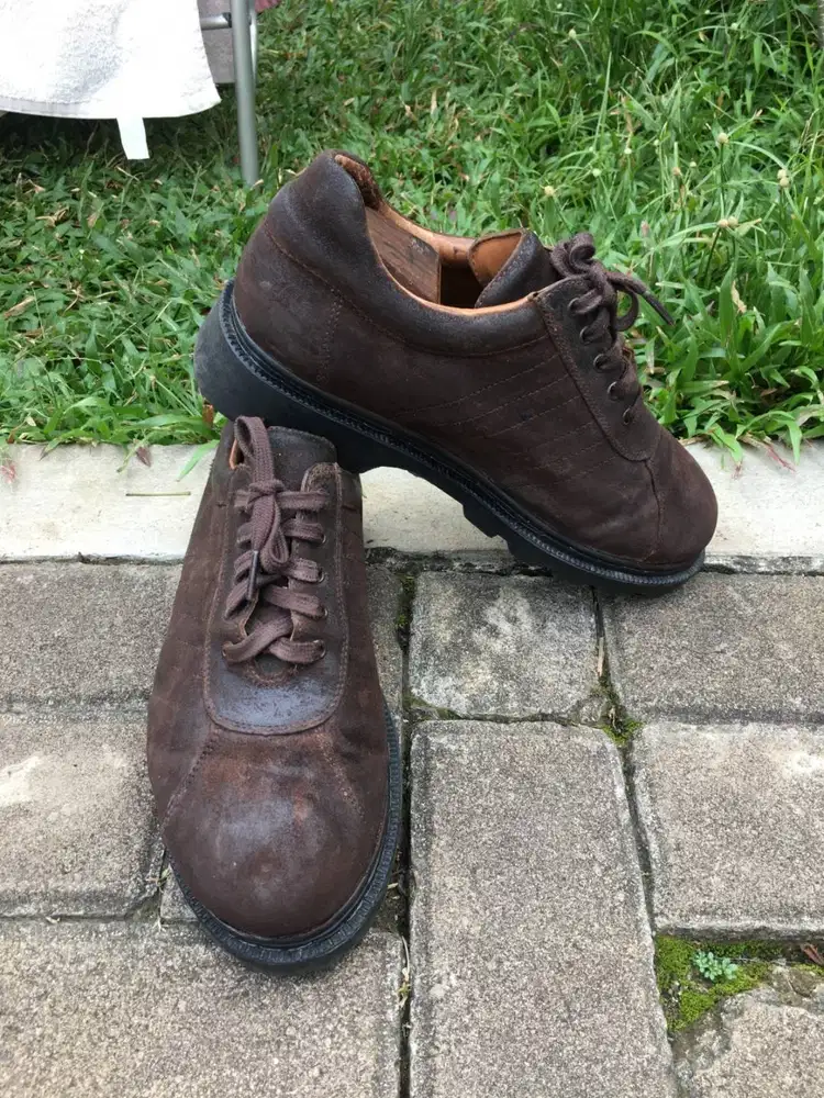 Sepatu Camper Pelotas Nubuck Coklat Size 42 Minus Resole