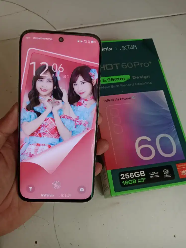 Infinix Hot 60 pro plus 8/256gb Nfc mulus fullset orian semua cakep
