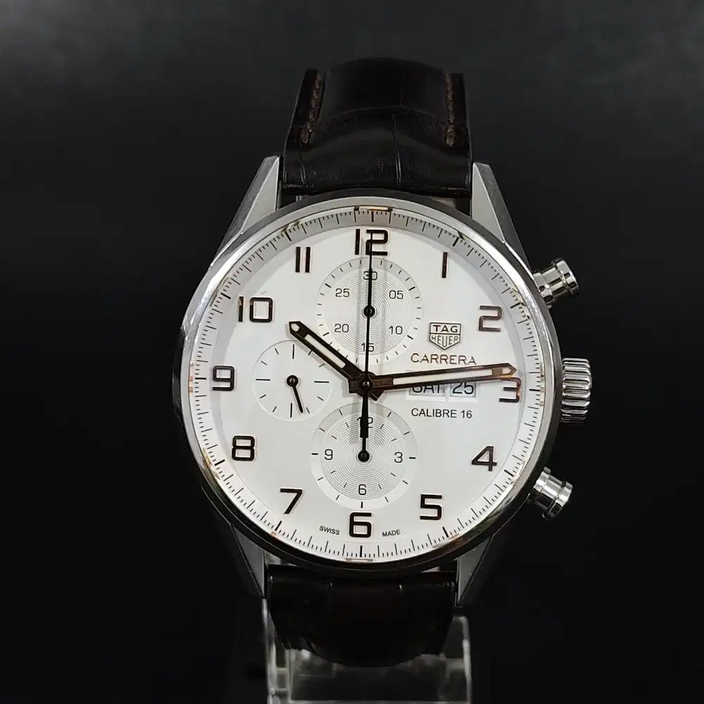 TAG Heuer Carrera Calibre 16 CV2A1AC 43mm DayDate Golden Hand