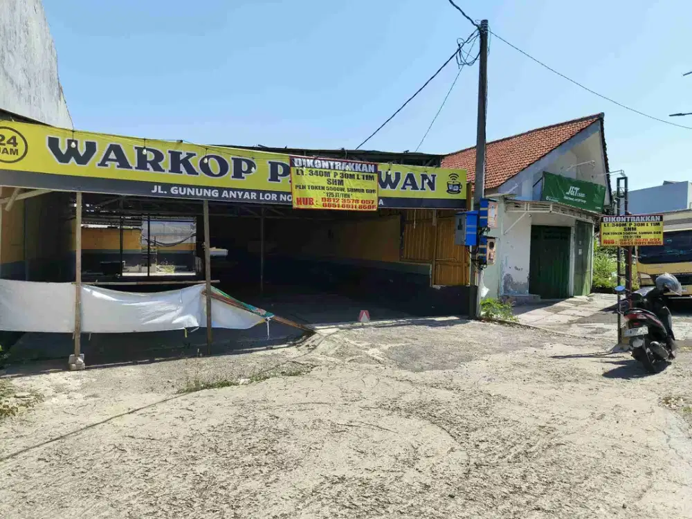 Dikontrakkan ex. Warkop Pahlawan Raya MERR Surabaya